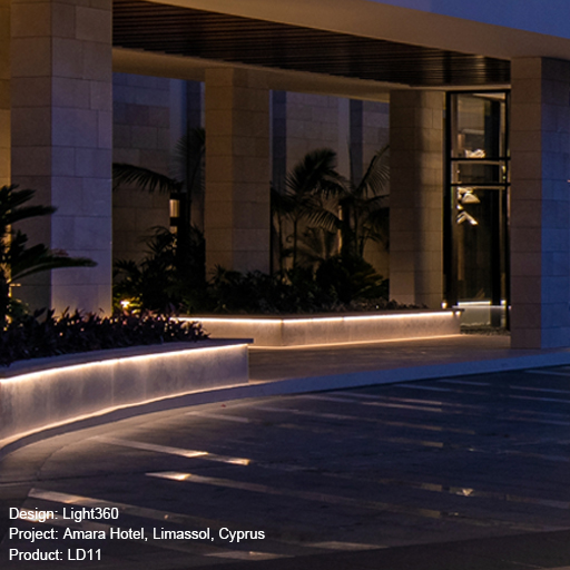 Amara Hotel. Limassol, Cyprus Lightgraphix Creative Lighting Solutions